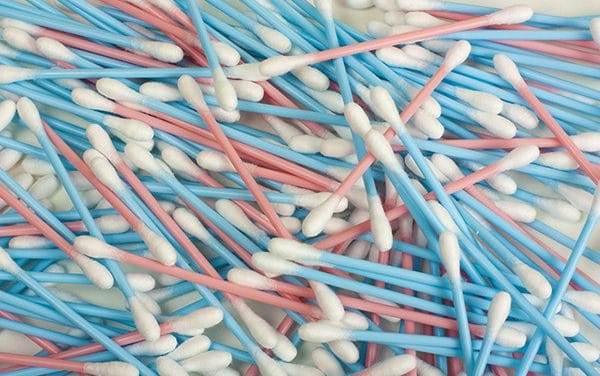 No to Q-tips, they cause more harm than benefit